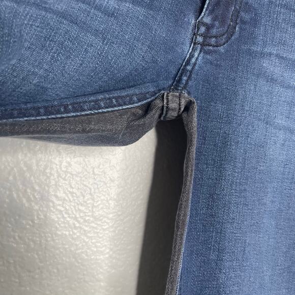 Just Black Womens Jeans Size 25 Dark Wash Denim Color Block Skinny Leg Casual - Picture 11 of 13